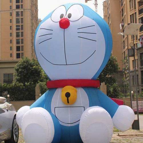 重庆机器猫卡通充气人物